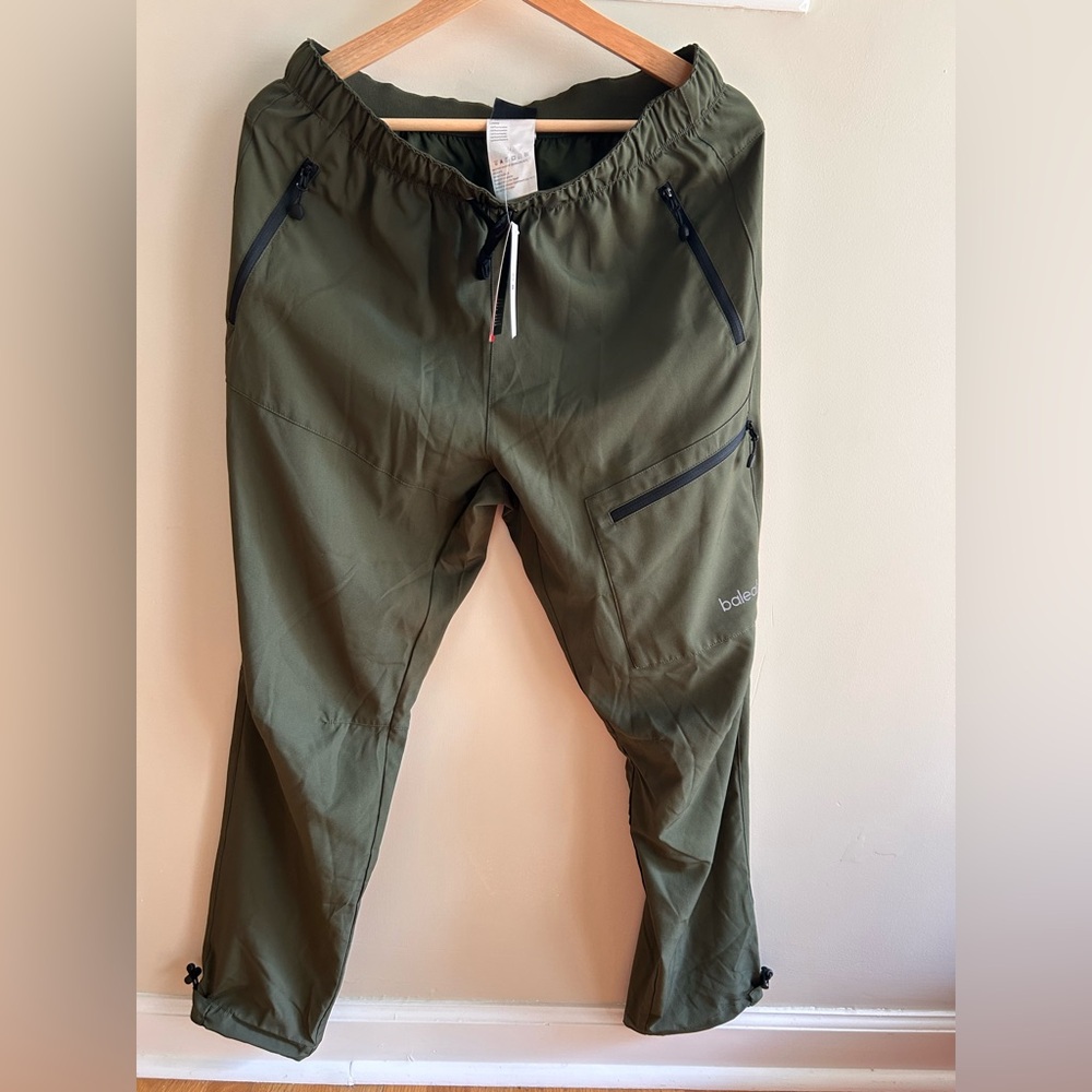 Baleaf Olive Green Stretch Performance Pants